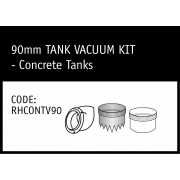 Marley 90mm Tank Vacuum Kit - Concrete Tank